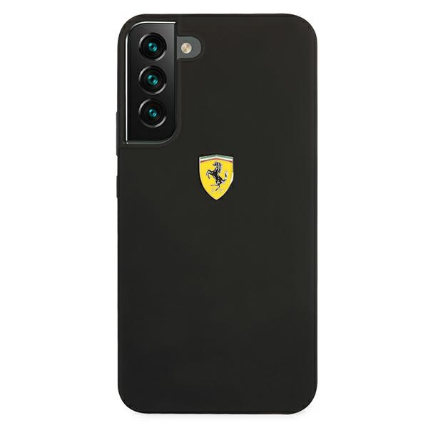 Hülle FERRARI Samsung Galaxy S22 On Track Silikon Schwarz Hartcase