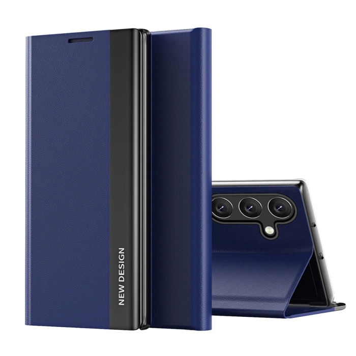 New Sleep Case Flip Cover with Stand Function for Samsung Galaxy A56 - Blue