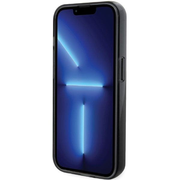 Funda Karl Lagerfeld KLHMP15XHMRSKHK iPhone 15 Pro Max 6,7" negro/negro durocase Soporte de anillo Karl Head MagSafe Case