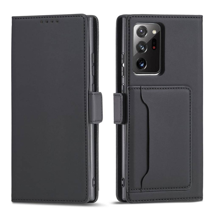 Custodia per carte magnetiche Custodia per Samsung Galaxy S22 Ultra Custodia Portafoglio Porta carte nera