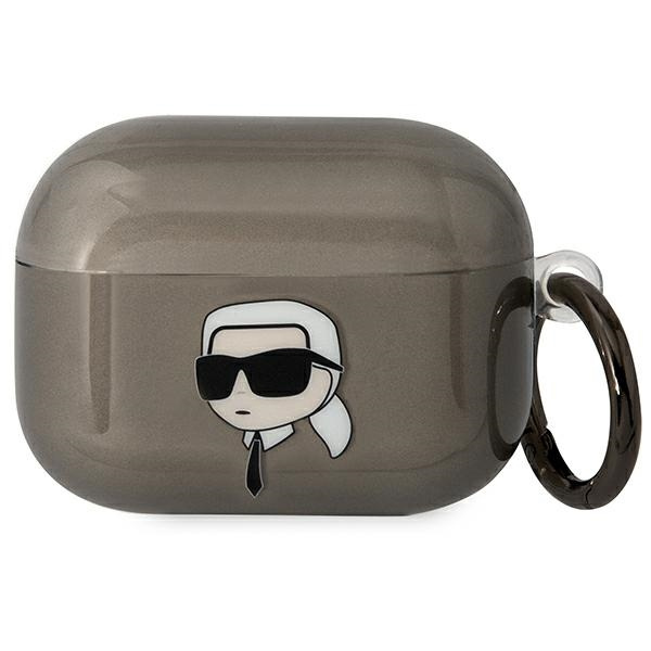 Hülle Karl Lagerfeld AirPods Pro Hülle schwarz/schwarz Karl`s Head