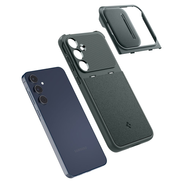 Spigen OPTIK Armor GALAXY A55 5G ABYSS GREEN