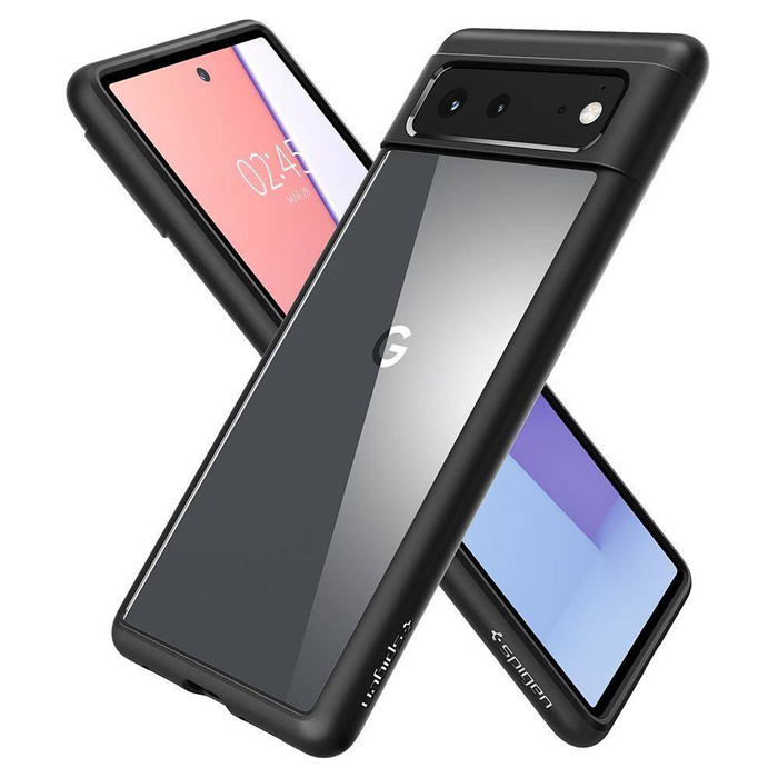 Case Spigen Google Pixel 6 Ultra Hybrid MATTE Black Case