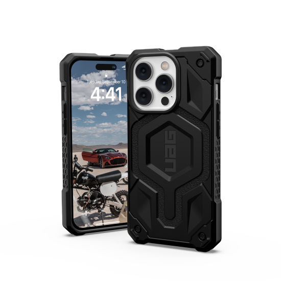 UAG Monarch - protective case for iPhone 14 Pro compatible with MagSafe (black)