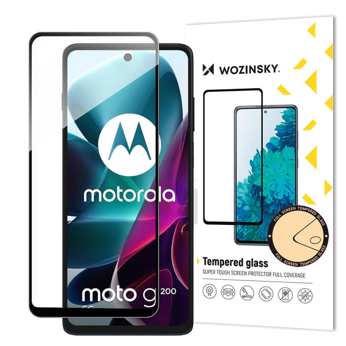 Tvrzené sklo Full Glue MOTO G200 5G/EDGE S30 5G Black