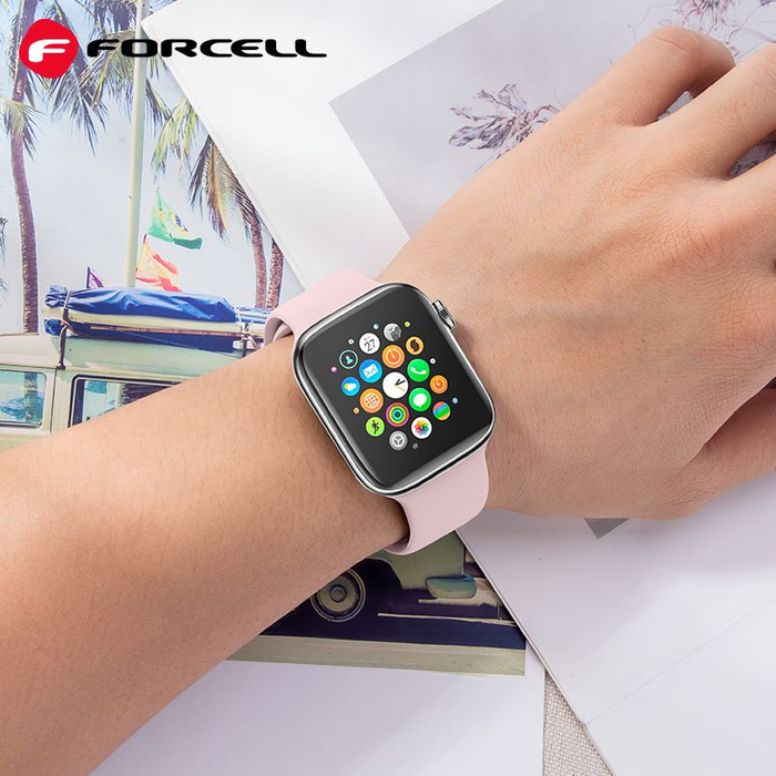 FORCELL F-DESIGN FA01 pasek do APPLE Watch 42 / 44 / 45 / 49 mm piaskowy