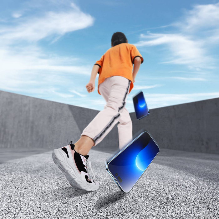 Baseus Pantalla completa de vidrio templado para iPhone 14 Pro con cubierta de altavoz de 0,4 mm + kit de montaje