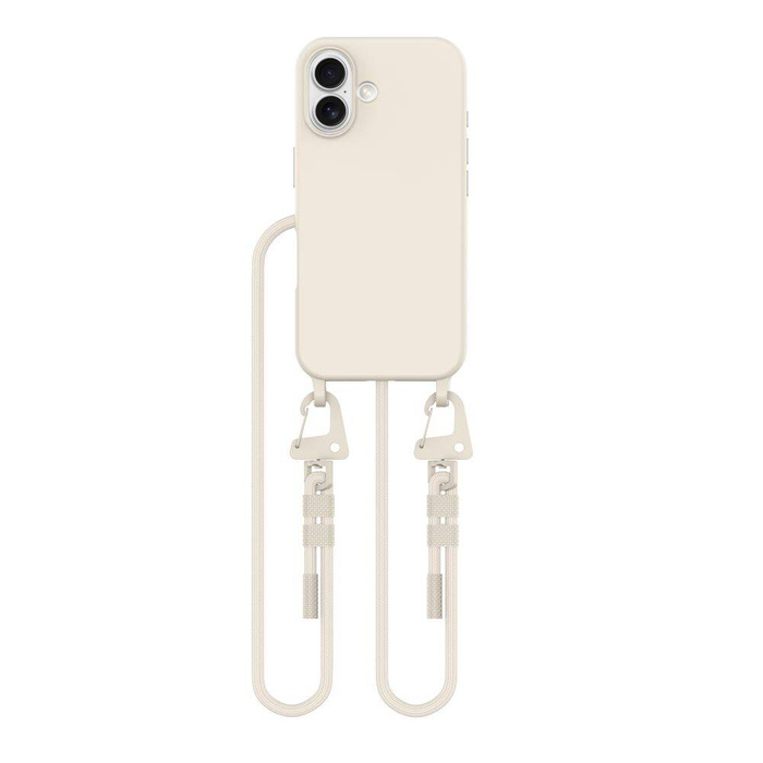 ETUI TECH-PROTECT MAGNECKLACE MAGSAFE IPHONE 16 LATTE