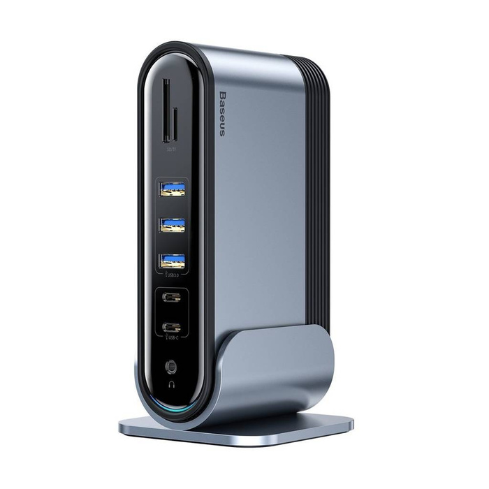 BASEUS Working Station HUB USB-C 16in1 Docking Station Grau