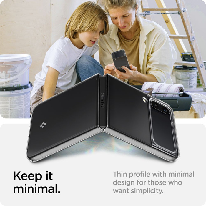 Spigen AIRSKIN GALAXY Z FLIP 4 KRISTALLKLAR