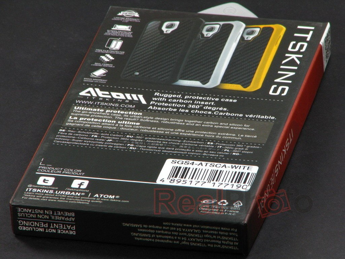 Puzdro Kryt Samsung Galaxy S4 I9500 ITSKINS Atom Sheen Carbon White