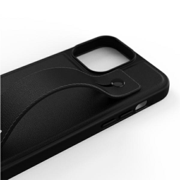 Hülle Adidas OR Hand Strap Case iPhone 13 Pro Max 6.7" schwarz/schwarz 47139
