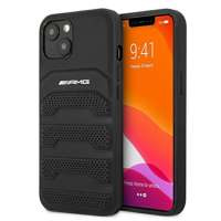 AMG AMHCP13SGSEBK iPhone 13 mini 5.4" black/black hardcase Leather Debossed Lines