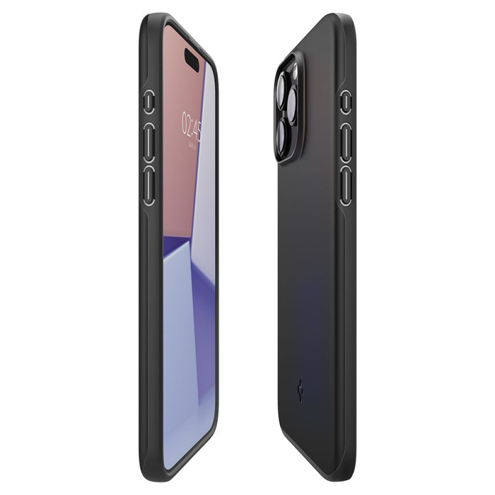 Case Spigen Thin Fit iPhone 15 Pro Black Case