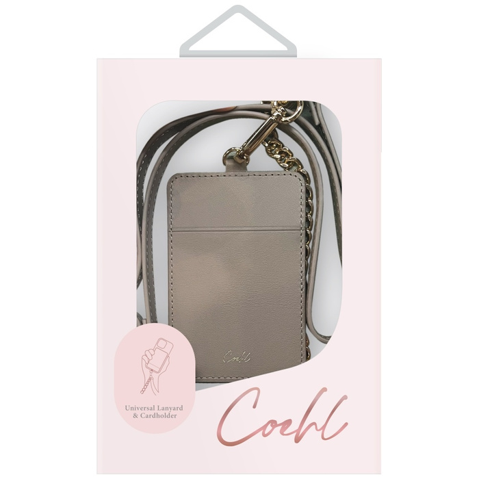 Uniwersalna smycz do telefonu 3w1 UNIQ   Coehl Caryne z portfelem na karty pebble