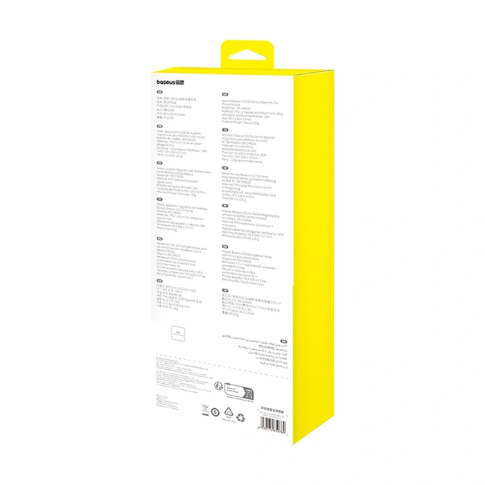 Uchwyt Baseus C02 Go Series na deskę rozdzielczą kompatybilny z MagSafe - czarny