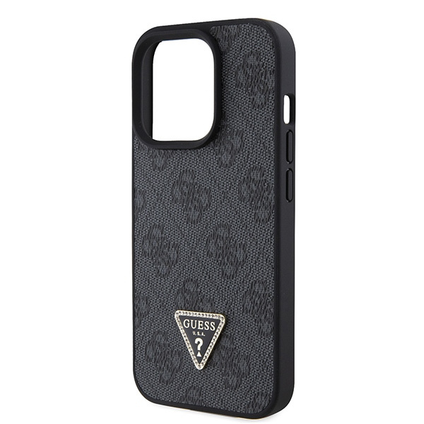 Case Guess GUHCP15XP4TDSCPK iPhone 15 Pro Max 6.7" black/black hardcase Crossbody 4G Metal Logo Case