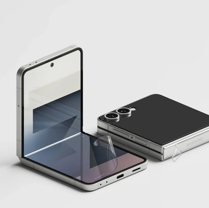 ZESTAW OCHRONNY RINGKE 3-IN-1 PROTECTOR PRO GALAXY Z FLIP 7 CLEAR