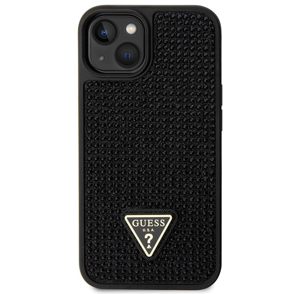 Coque Guess GUHCP14SHDGTPK iPhone 14 6.1" noir/noircase Rhinestone Triangle Case