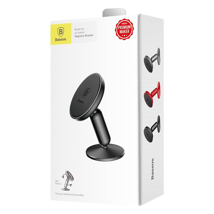 [IN RITORNO] Baseus Bullet An Supporto magnetico da auto per cruscotto nero (SUYZD-01)