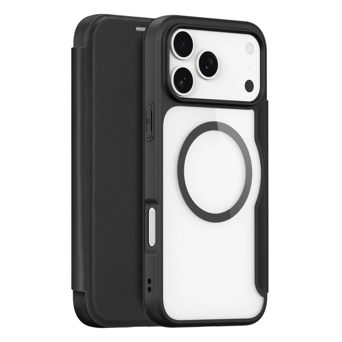 Dux Ducis Skin X Pro Case for iPhone 17 Pro Max with Wallet, MagSafe Compatible - Black