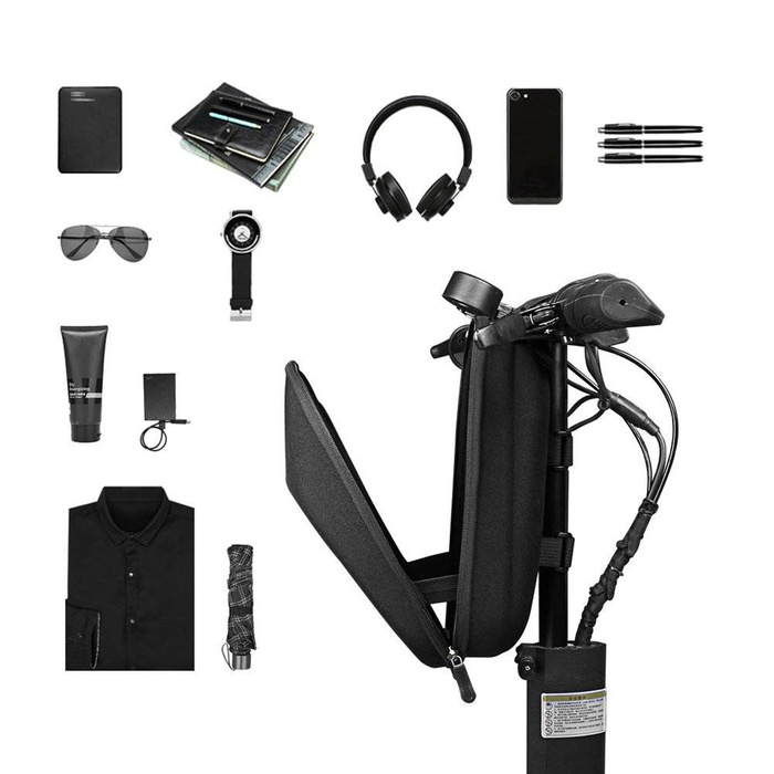 Wozinsky Waterproof electric scooter handlebar bag 4L black (WSB1BK)
