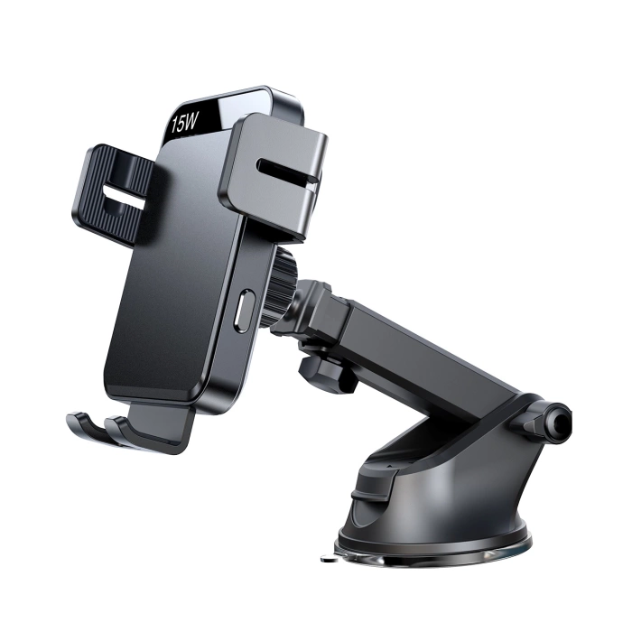 Joyroom JR-ZS219 Elektrohalter mit 15 W induktivem Ladegerät für Armaturenbrett – Schwarz