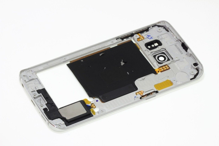 Rám puzdra SAMSUNG Galaxy S6 Edge White Pearl Grade A