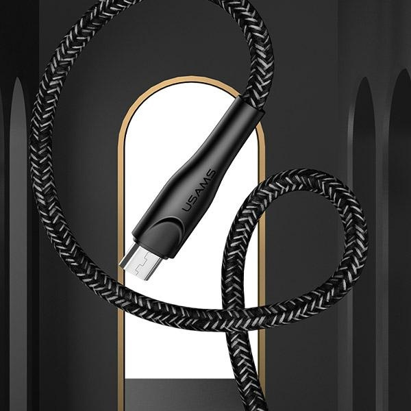 USAMS Cable braided U41 MicroUSB/USB Fast Charge 2m red/red SJ396USB02 (US-SJ396)