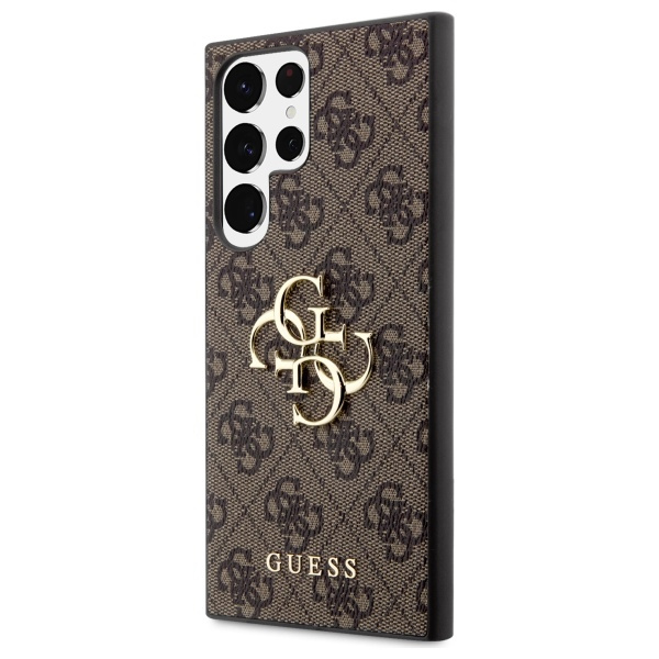 Case Guess GUHCS23L4GMGBR S23 Ultra S918 brown/brown hardcase 4G Big Metal Logo Case