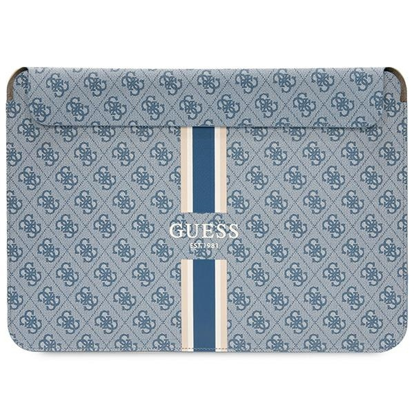 Guess Sleeve GUCS14P4RPSB 14" blu/blu 4G Stampato a strisce