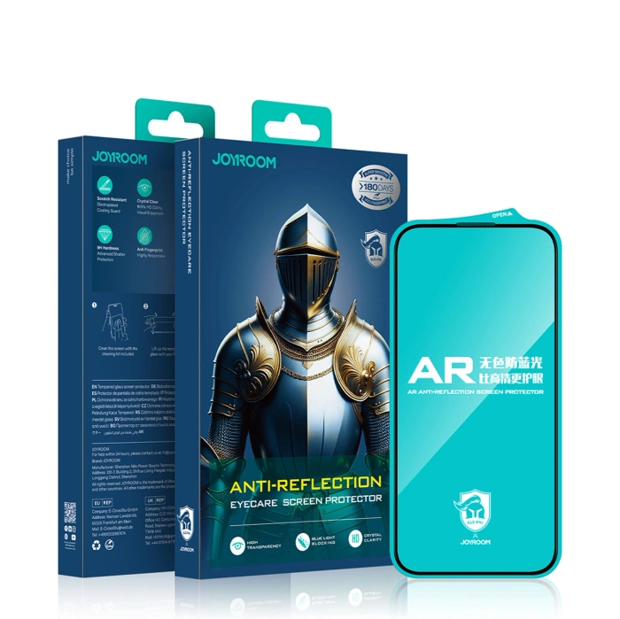 Joyroom JR-MAR0316 anti-reflective tempered glass for iPhone 16 Pro