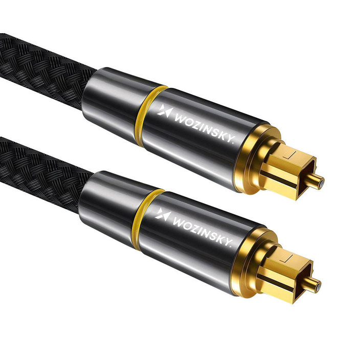 Wozinsky optický kabel Audio Wire Digitální optické vlákno Toslink SPDIF 3m černý (WOPT-30)