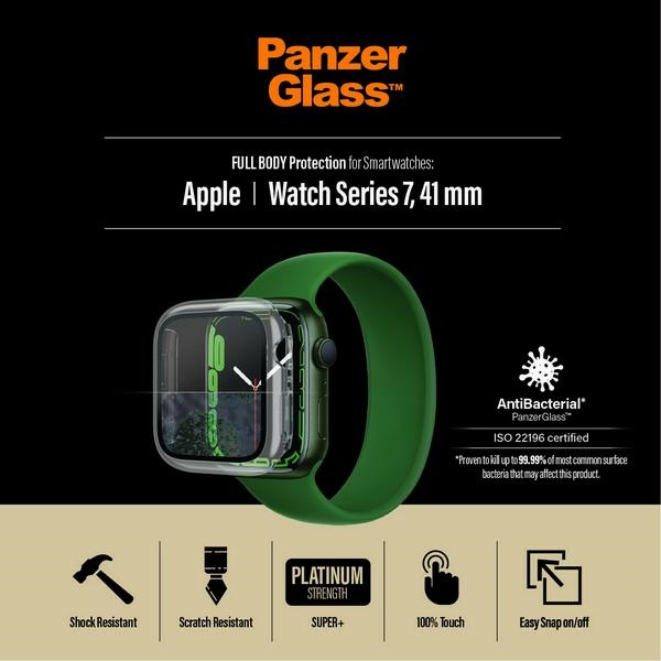 PanzerGlass Ganzkörper Apple Watch 7 41mm transparent AB 3658
