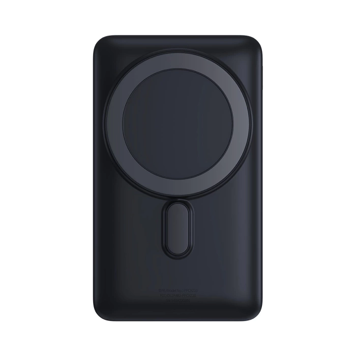 Baseus Magnetic Bracket 10000mAh 20W Powerbank mit MagSafe - blau + USB-C-Kabel 60W 0,5m
