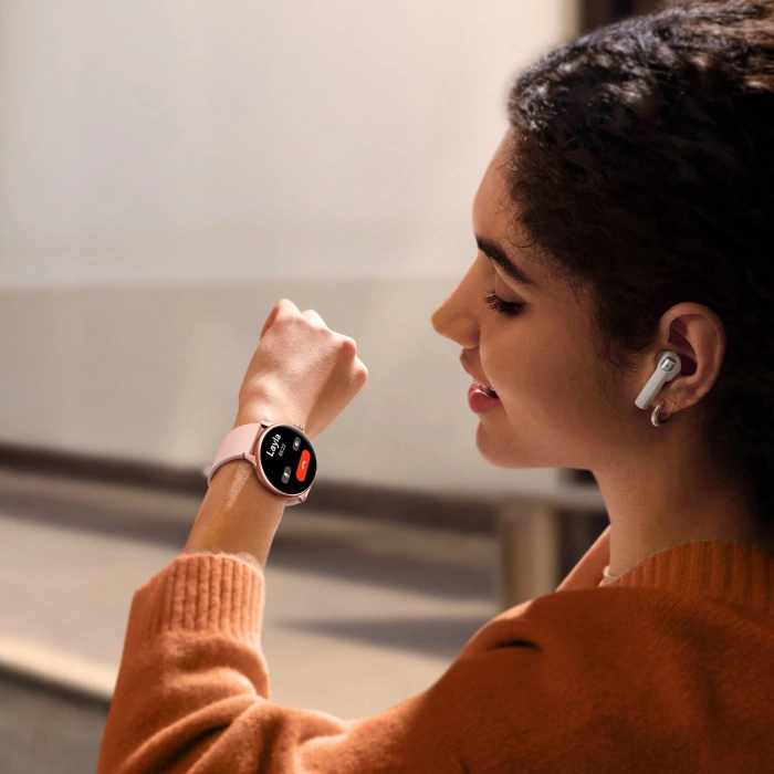 Joyroom Classis Series JR-FC1 Smartwatch mit Anrufbeantworterfunktion / IP68-Schutz - Pink