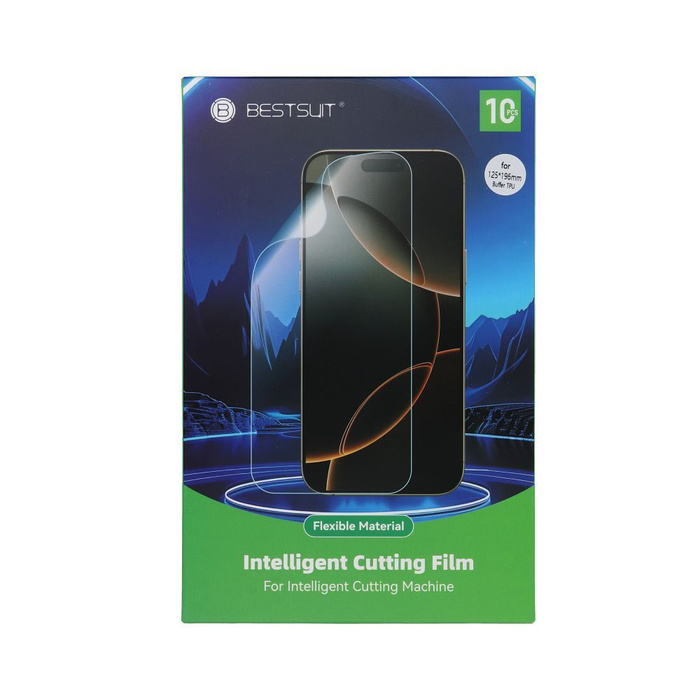 Folia do cięcia do plotera Bestsuit Anti-Blue Light (Eyes Protection) 0,13mm 196 x 125 mm 10 sztuk transparentna 