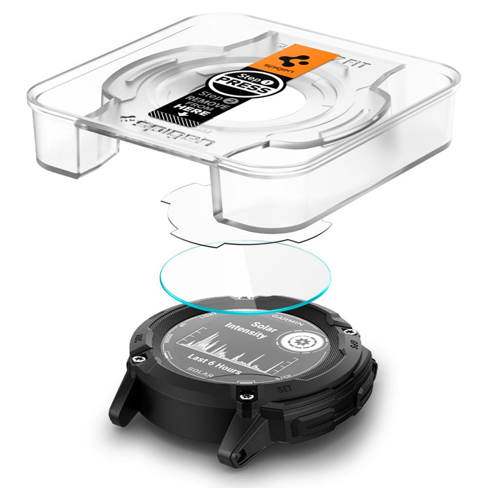 Verre trempé Spigen GLAS.TR "EZ FIT" 2-PACK GARMIN INSTINCT 2X SOLAR CLEAR