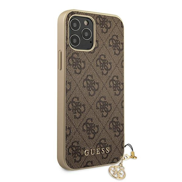 Coque GUESS Apple iPhone 12 Pro Max 6.7 4G Charms Collection GUHCP12LGF4GBR Brown Hardcase 
