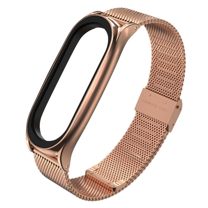 Remienok TECH-PROTECT Milaneseband Xiaomi Mi Band 5 Rose Gold