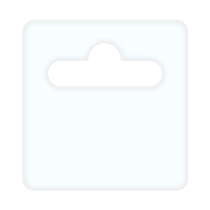 Euro pendant 50x50 mm premium with rubber glue 1000 pcs/roll (0.35 mm foil)