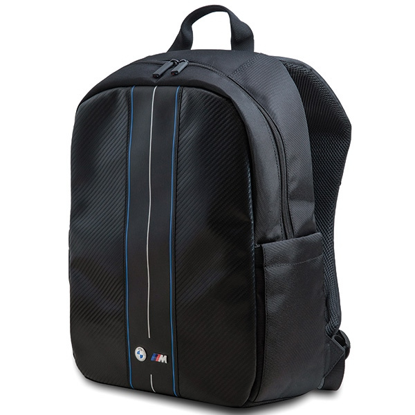 BMW Backpack BMBP15COMSCAKL 16" Black/Black Carbon Blue Stripes