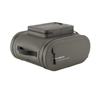 Rockbros wasserdichte Fahrradtasche, für den Kofferraum, Fassungsvermögen 14 l - grau