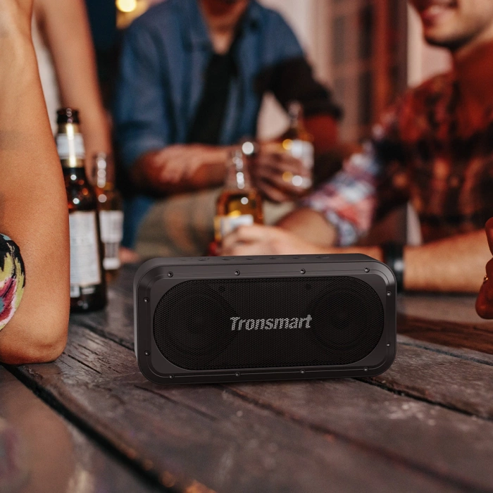 Tronsmart Force SE Wasserdichter kabelloser Bluetooth-Lautsprecher 50 W mit Powerbank schwarz (752288)