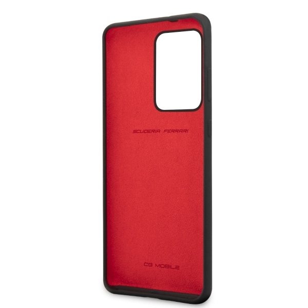 Coque FERRARI Etui silicone ultra noir pour Samsung Galaxy S20