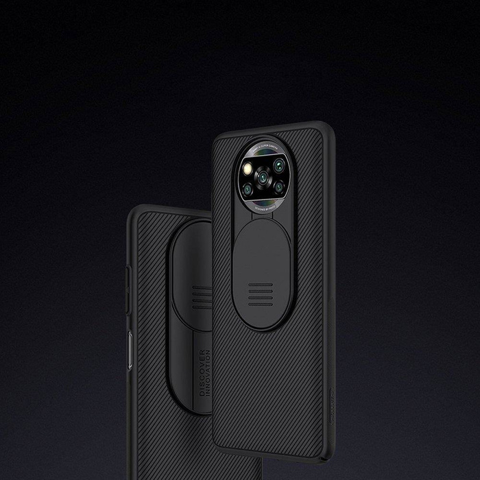 Telefontok Nillkin CamShield Xiaomi Poco X3 NFC fekete