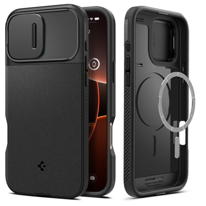 Spigen Armor Mag MagSafe IPhone OPTIK 16 PRO MAX NERO