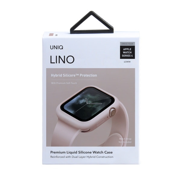 UNIQ case Lino Apple Watch Series 4/5/6/SE 40mm. pink/blush pink