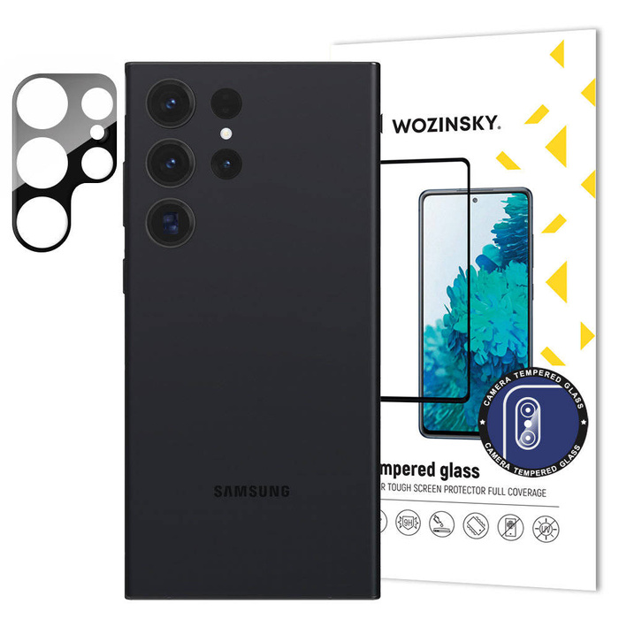 Wozinsky Full Camera Glass gehärtetes Glas für Samsung Galaxy S23 Ultra für 9H Kamera