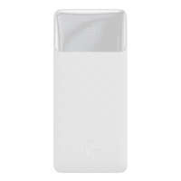 Power Bank de carga rápida Baseus Bipow 20000mAh 15W blanco (Overseas Edition) + cable USB-A - Micro USB 0.25m blanco (PPBD050102)